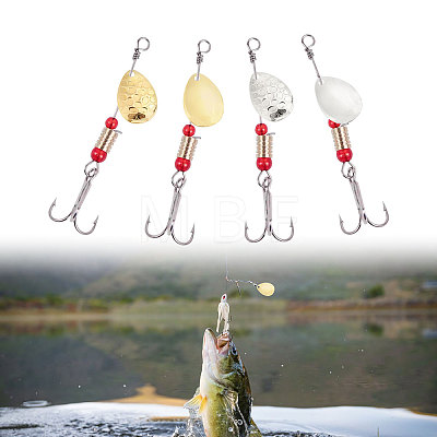 CHGCRAFT 48Pcs 4 Styles Iron Fishing Lures FIND-CA0009-14-1