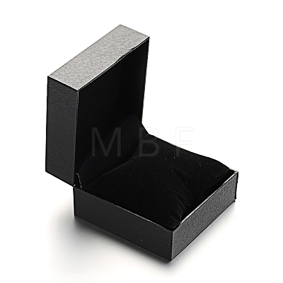 Square PU Leather Jewelry Boxes for Watch CON-M004-08-1