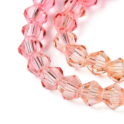 Gradient Color Baking Paint Glass Bead Strands X1-DGLA-A039-T4mm-A03-1
