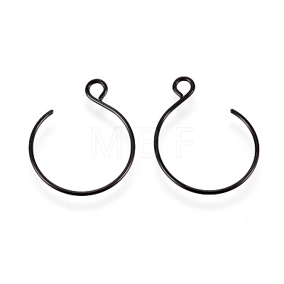 304 Stainless Steel Earring Hooks STAS-O119-10B-A-1