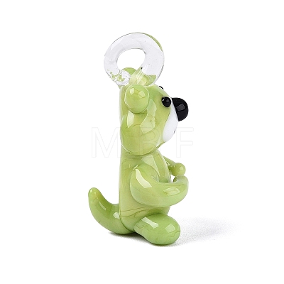 Handmade Lampwork Pendants LAMP-N034-24D-1