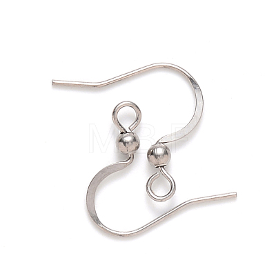 304 Stainless Steel French Earring Hooks STAS-S111-004-1