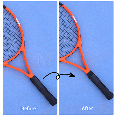 Gorgecraft 24Pcs 3 Colors Tennis Racket Handle Elastic Rubber Ring FIND-GF0004-51-1