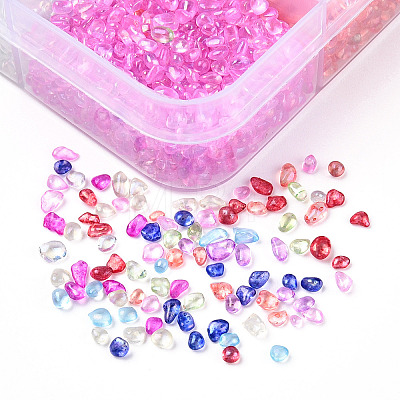 10 Grid Transparent Acrylic Bubble Beads MACR-N017-03-1