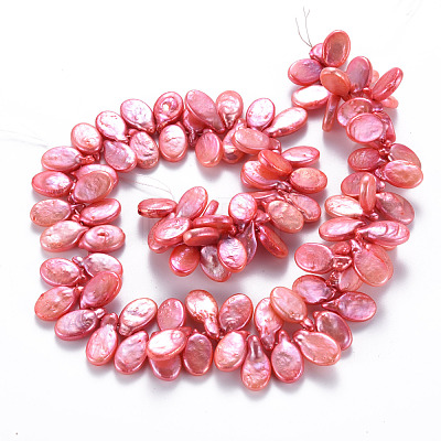 Natural Keshi Pearl Beads Strands PEAR-S021-219-1