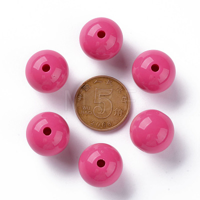 Opaque Acrylic Beads MACR-S370-C16mm-A13-1