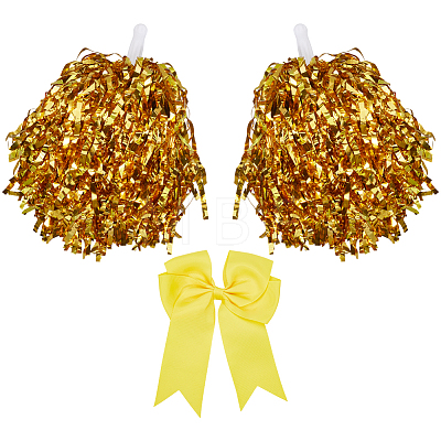 Plastic Cheerleading Pom Poms Cheerleading Hand Flowers AJEW-CN0002-97-1