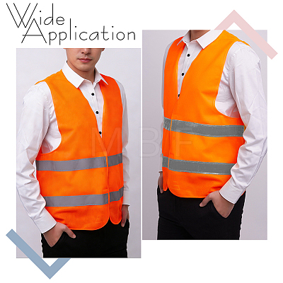 20Pcs Cloth Reflective Safety Vest AJEW-GO0005-12A-1