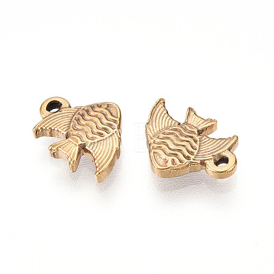 304 Stainless Steel Charms STAS-N109-46G-1