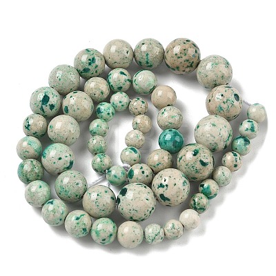 Natural Fossil Graduated Beads Strands G-F830-A03-01C-1