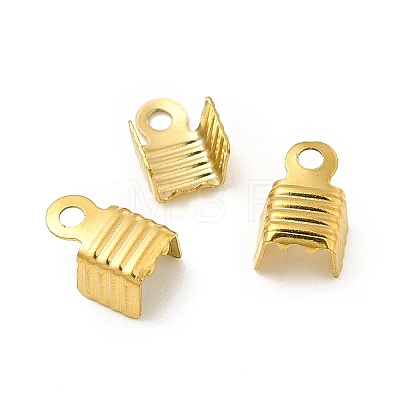 304 Stainless Steel Folding Crimp Ends STAS-P319-02G-1