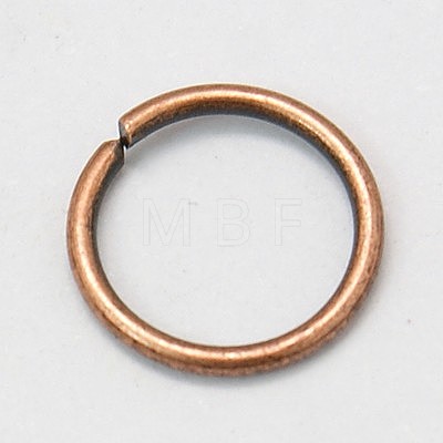 Brass Open Jump Rings KK-MSMC005-R-NF-1