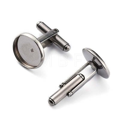 304 Stainless Steel Cuff Buttons STAS-L262-39H-P-1