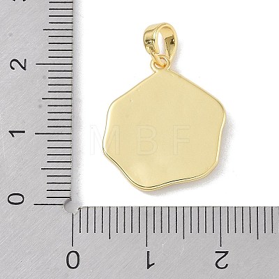 Brass Pendants KK-P273-05G-1