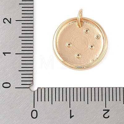 Brass with Clear Cubic Zirconia Pendants KK-N256-24C-G-1