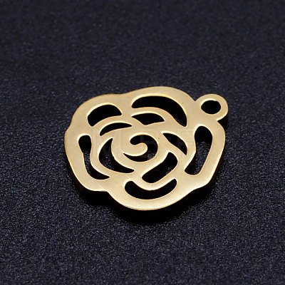 201 Stainless Steel Hollow Charms STAS-Q201-JN293-2-1