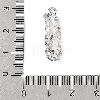 Anti-Tarnish 304 Stainless Steel Pendants STAS-D112-08P-1