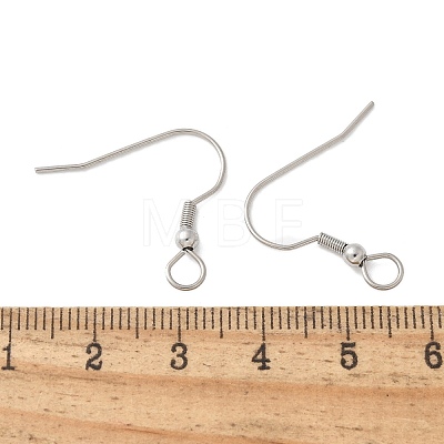 201 Stainless Steel Ear Hooks STAS-C117-03B-P-1