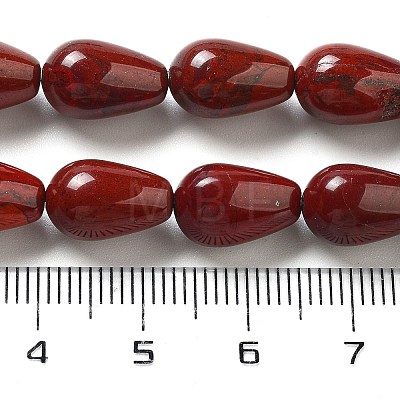 Natural Red Rainbow Jasper Beads Strands G-B106-A33-02-1