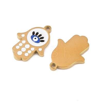 304 Stainless Steel Enamel Pendants STAS-Z190-09G-02-1