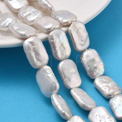 Natural Baroque Keshi Pearl Beads Strands PEAR-P064-01B-08A-1