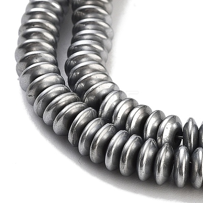 Electroplated Synthetic Non-magnetic Hematite Beads Strands G-P545-A01-01B-1