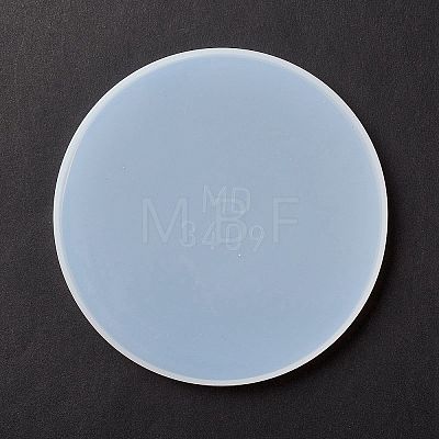 DIY Flat Round Cup Mat Silicone Molds DIY-E036-02-1