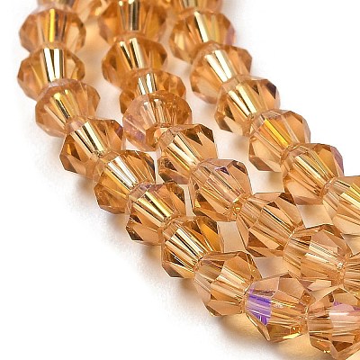 Transparent Electroplate Glass Beads Strands LS-GLAA-F029-2mm-D18-1