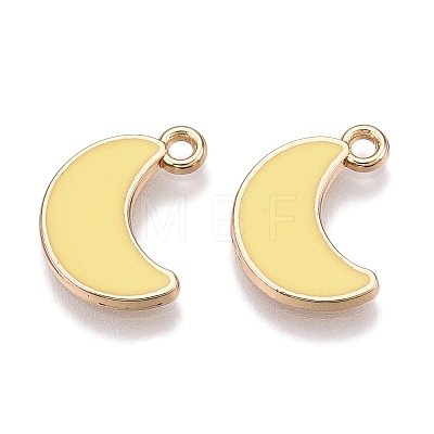 Rack Plating Alloy Enamel Charms ENAM-N056-341-1