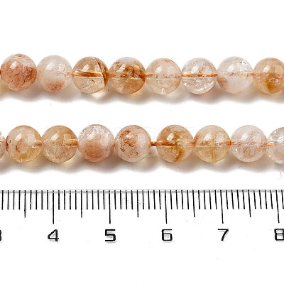 Heated Natural Citrine Beads Strands X-G-NH0010-04-1