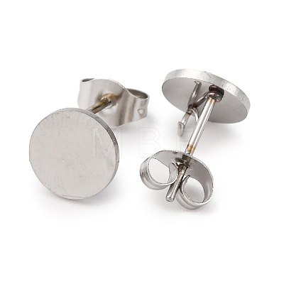304 Stainless Steel Stud Earring Findings STAS-D371-02P-02-1