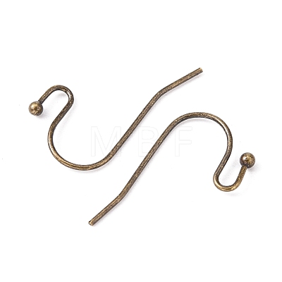 Antique Bronze Brass Hook Ear Wire X-J0JQN-NFAB-1