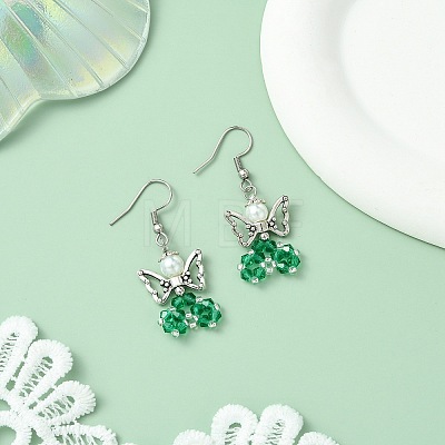 Glass Dangle Earrings EJEW-MZ00319-02-1