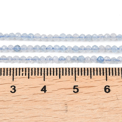 Natural Aquamarine Beads Strands G-B171-C01-2mm-1