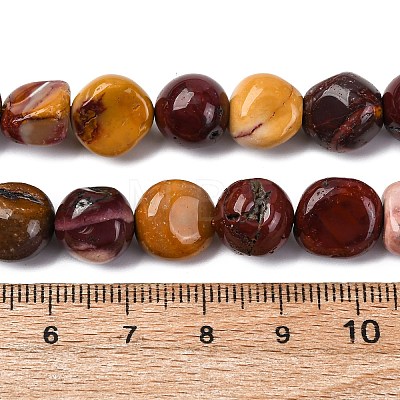 Natural Mookaite Beads Strands G-D0002-D72-1