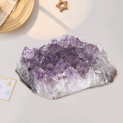 Natural Amethyst Cluster Ornaments DJEW-PA0001-07-1