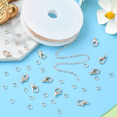 DIY Chain Bracelet Necklace Making Kit DIY-YW0006-38-1
