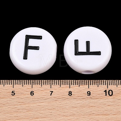 Opaque Acrylic European Beads AC-CBA3BDD-01F-1
