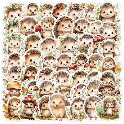 50Pcs PVC Self-Adhesive Stickers PW-WG98B28-01-1