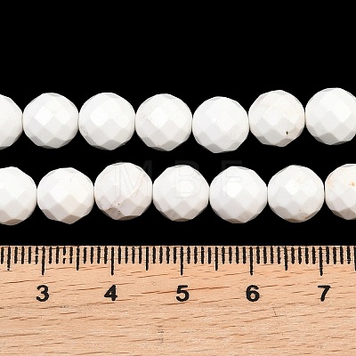 Natural Magnesite Beads Strands G-Z143-D01-8mm-1