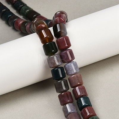 Natural Indian Agate Beads Strands G-G275-D02-10x10mm-1