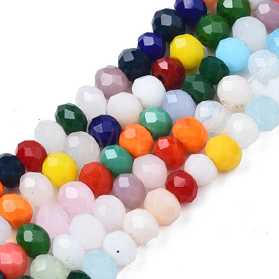 Glass Beads Strands GLAA-S019-01C-1