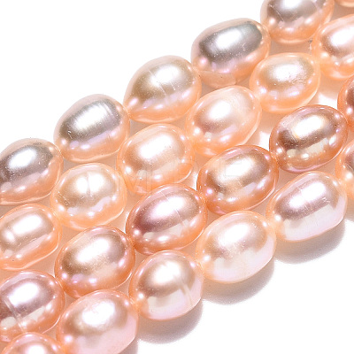 Natural Cultured Freshwater Pearl Beads Strands PEAR-N012-05S-1