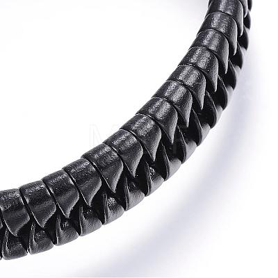 Adjustable PU Leather Cord Bracelets BJEW-P099-03B-1