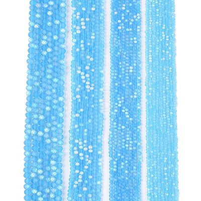 Transparent Glass Beads Strands LS-EGLA-A044-T6mm-MB08-1