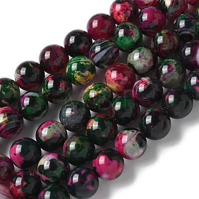 Natural Agate Beads Strands G-NH0001-G12-01-1