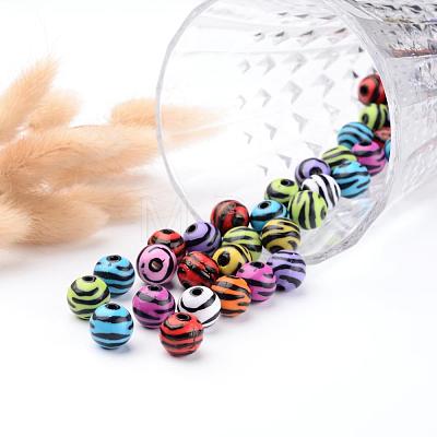 Opaque Acrylic Beads SACR-C020-53-1