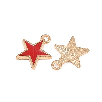Alloy with Enamel Charms AL-CBA9C31-06G-C-1