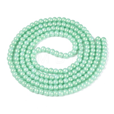 Baking Paint Glass Pearl Beads Strands DGLA-ZX001-05B-08-1