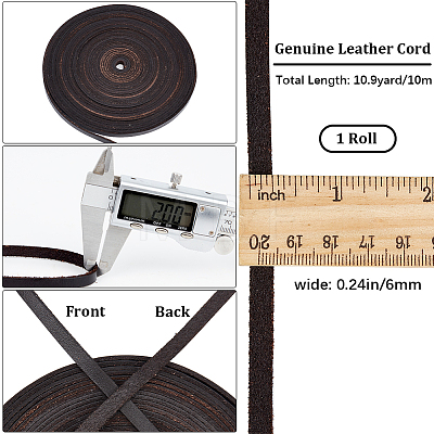 Gorgecraft 10M Cowhide Leather Cords WL-GF0001-18A-1